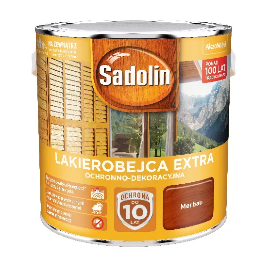 Lakierobejca Sadolin Extra 2,5 l merbau