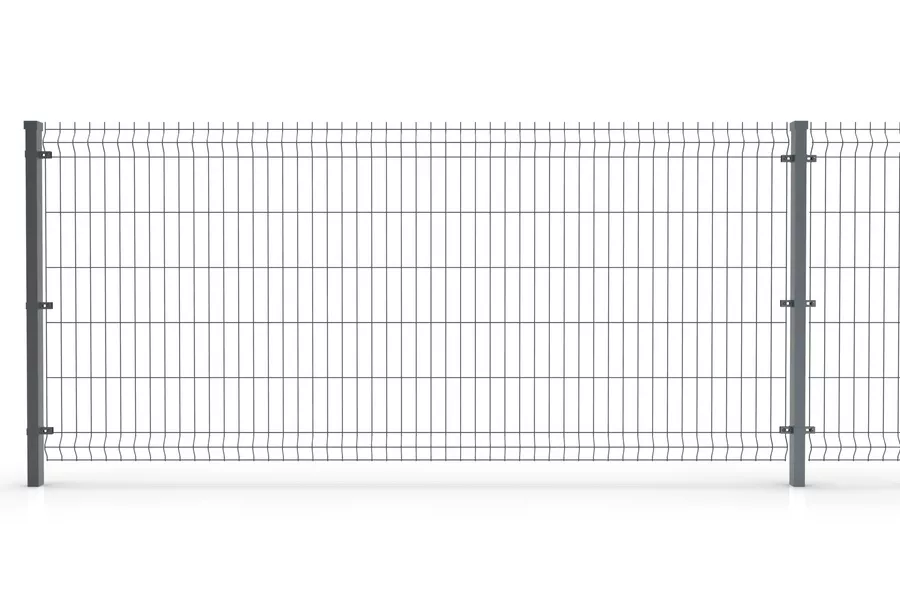Panel ogrodzeniowy antracyt, 123x250 cm, oczko 50x200 mm, drut 4 mm