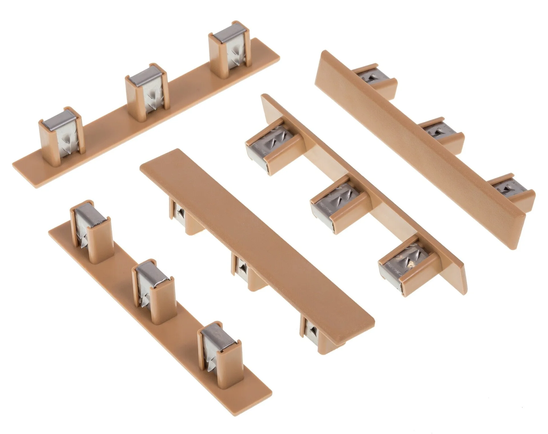 Zaślepka deski tarasowej z mocowaniem Dex orzech 5 sztuk