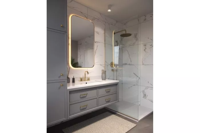 Gałka meblowa Stilo złoto szczotkowane 