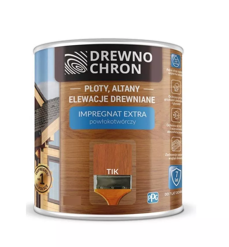 Impregnat do drewna Drewnochron  2.5 l tik