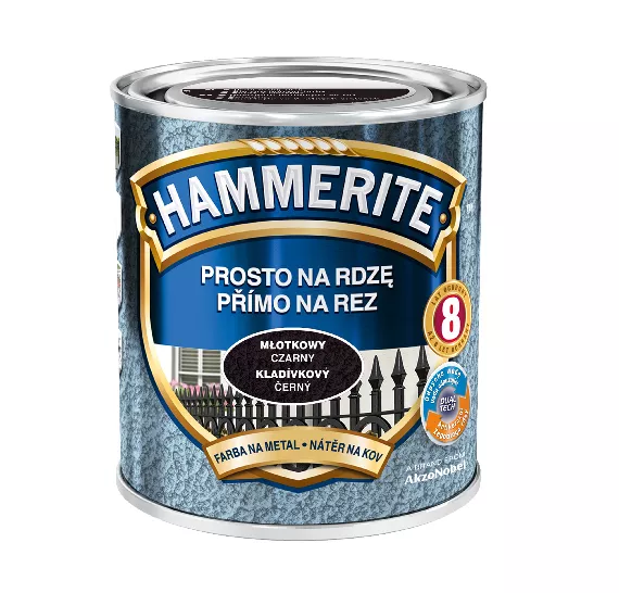 Hammerite Prosto na Rdzę 0,7 l młotkowy czarny