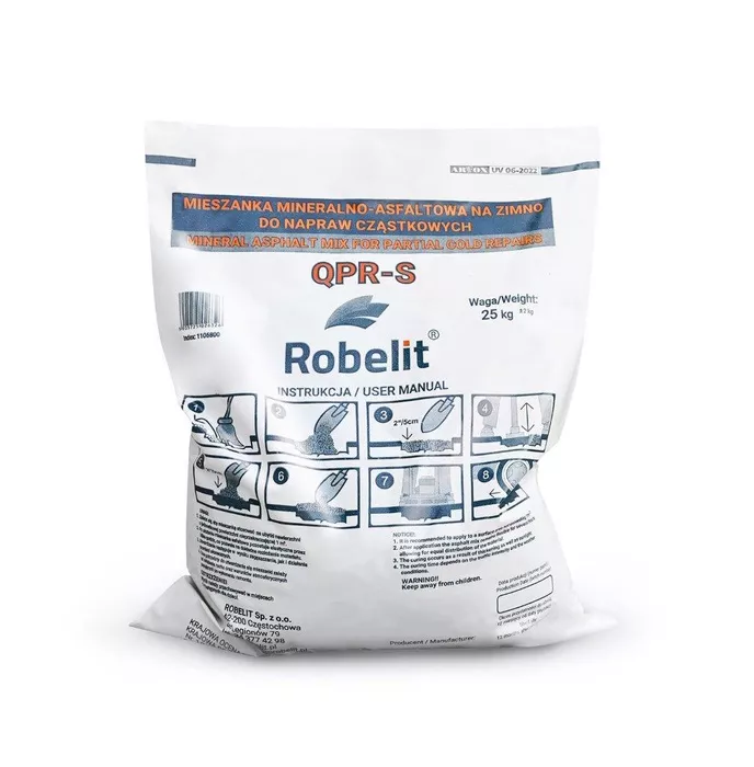 Asfaltowa mieszanka- na zimno 25 kg