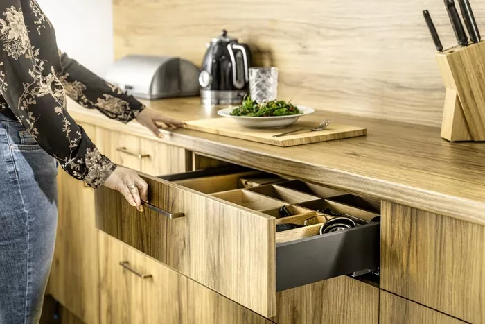 Szuflada AXIS PRO 550 mm antracyt niska GTV