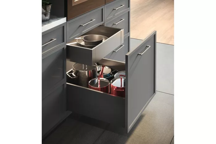 Szuflada AXIS PRO 350 mm antracyt średnia GTV