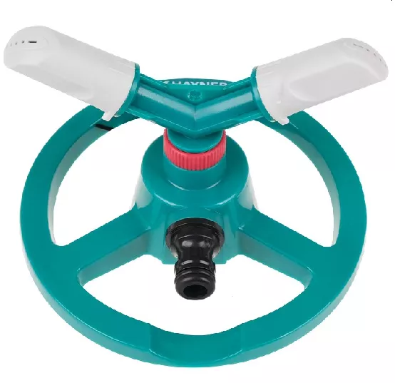 Zraszacz obrotowy dwuramienny