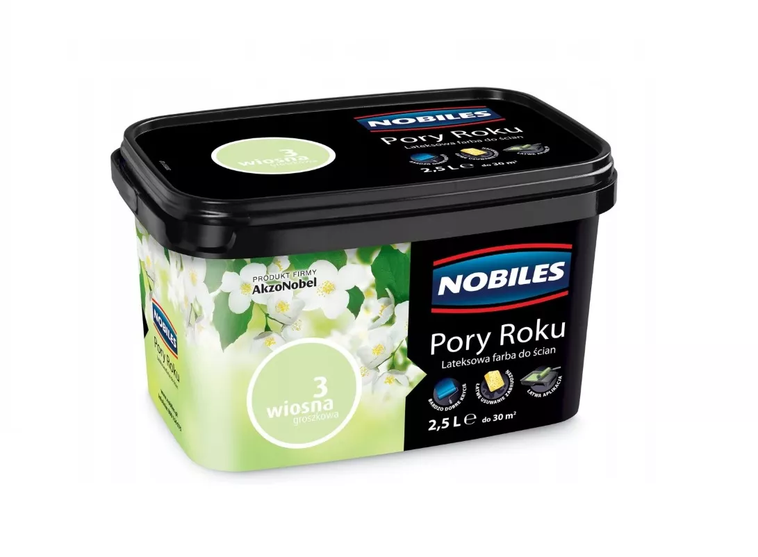 Farba lateksowa Pory Roku 3 wiosna groszkowa 2.5 l emulsja