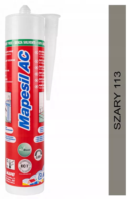 Silikon Mapesil AC 113 Szary