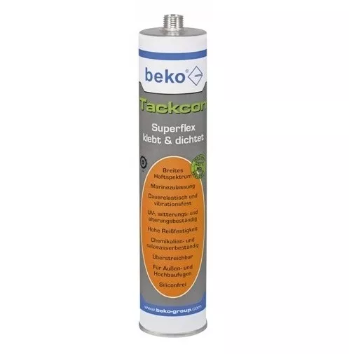 Klej elastyczny Tackcon szary 310 ml BEKO