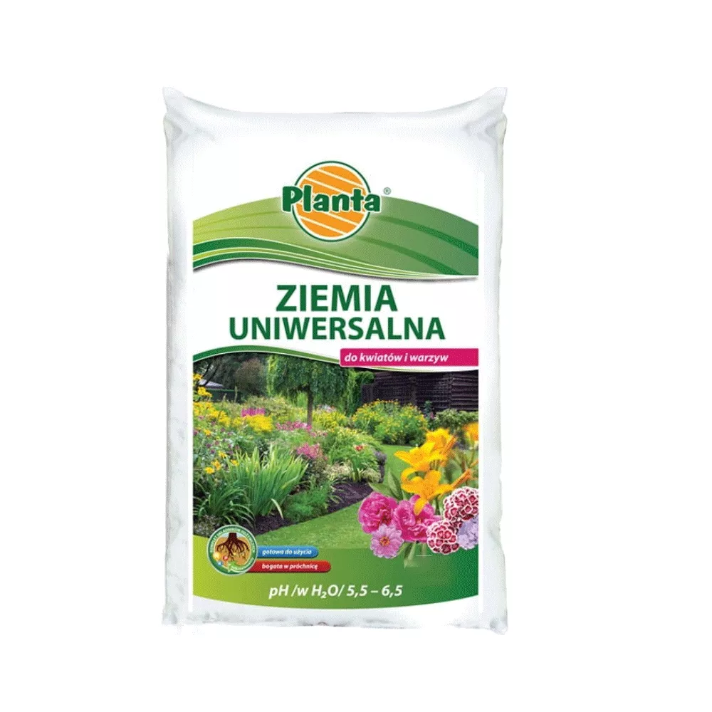Ziemia uniwersalna do kwiatów i warzyw 10 l Planta