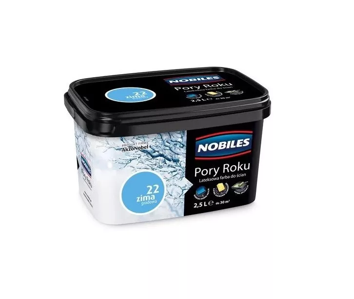 Farba lateksowa Pory Roku 22 zima gradowa  2.5 l emulsja