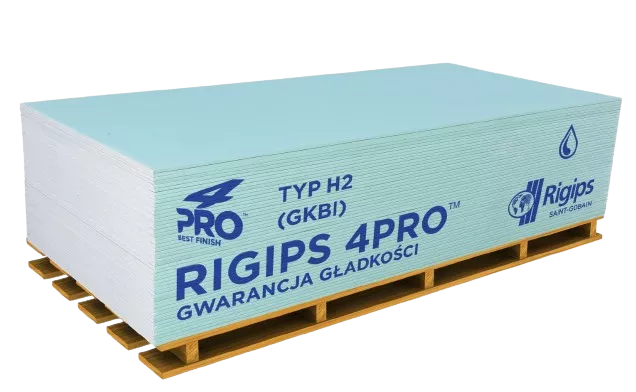 Płyta gipsowo-kartonowa 4PRO HYDRO  1200x2000 x12,5 mm