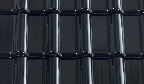 Creaton Titania dachówka podstawowa Finesse czarna glazurowana