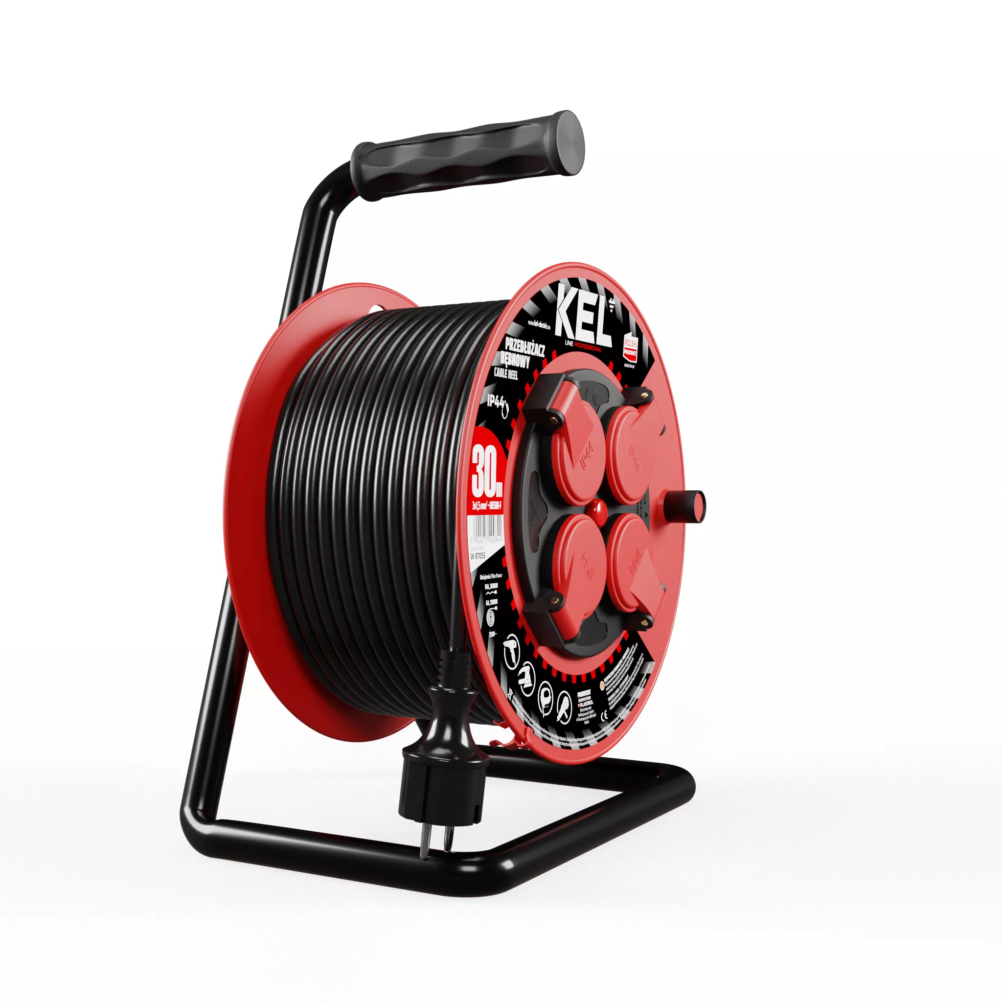 Przedłużacz bębnowy 3x1.5 30m Prof Line 