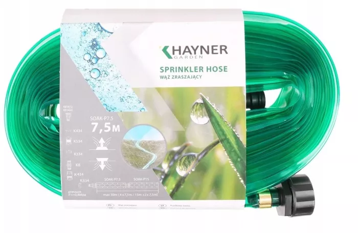 Wąż ogrodowy zraszający Sprinkler 7.5m