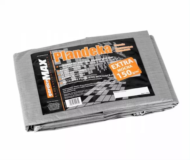 Plandeka  8x12 150g srebrna