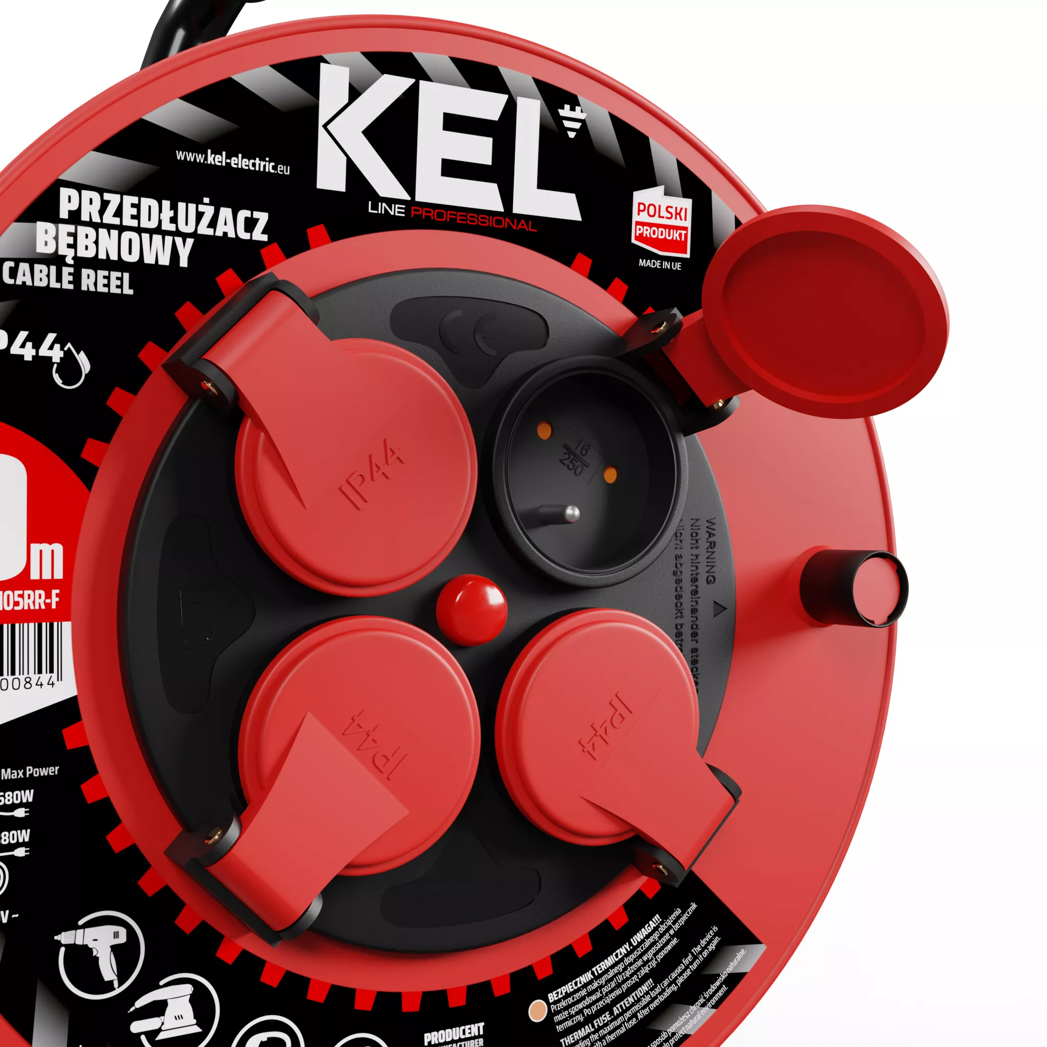 Przedłużacz bębnowy 3x1.5 30m Prof Line 