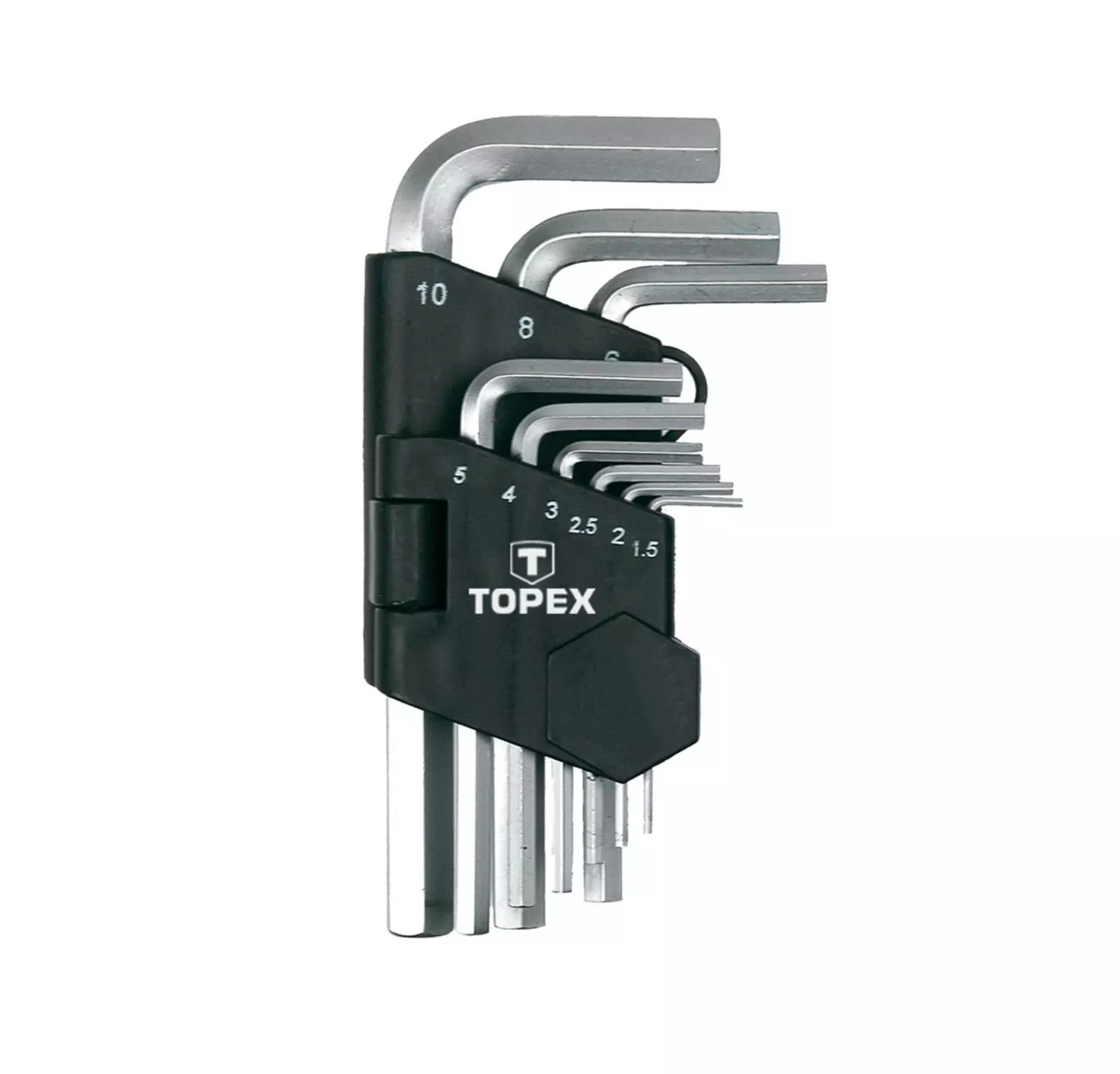 Klucze sześciokątne krótkie 9 szt