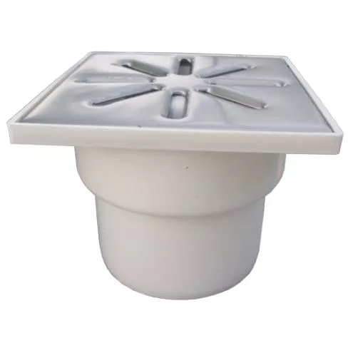 Kratka ściekowa pionowa 100 mm ruszt nierdzewny