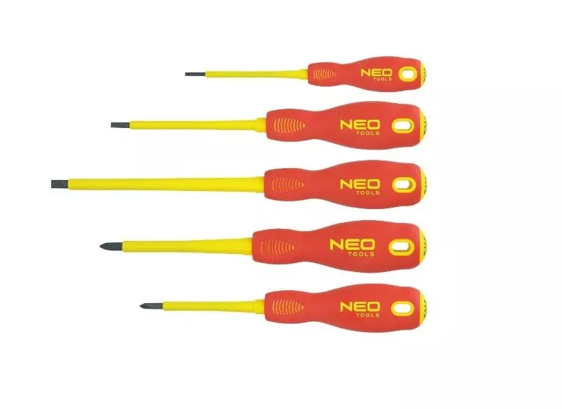 Zestaw śrubokrętów, Wkrętaków 1000V 5 sztuk