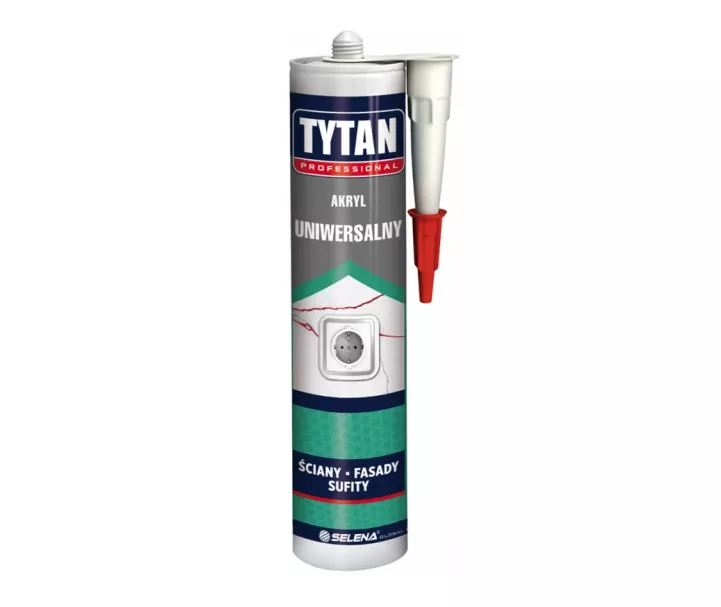 Akryl uniwersalny biały 280 ml TYTAN
