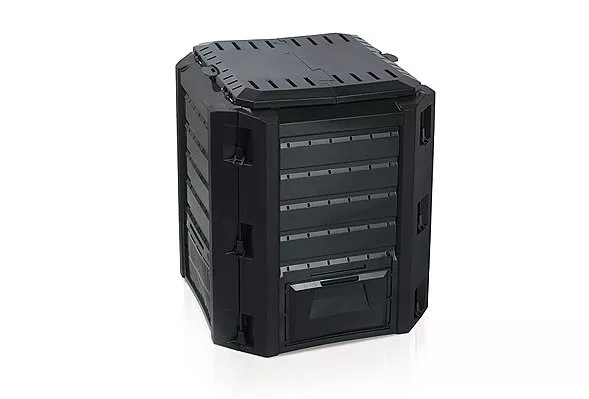 Kompostownik 380l czarny 82x72x72cm
