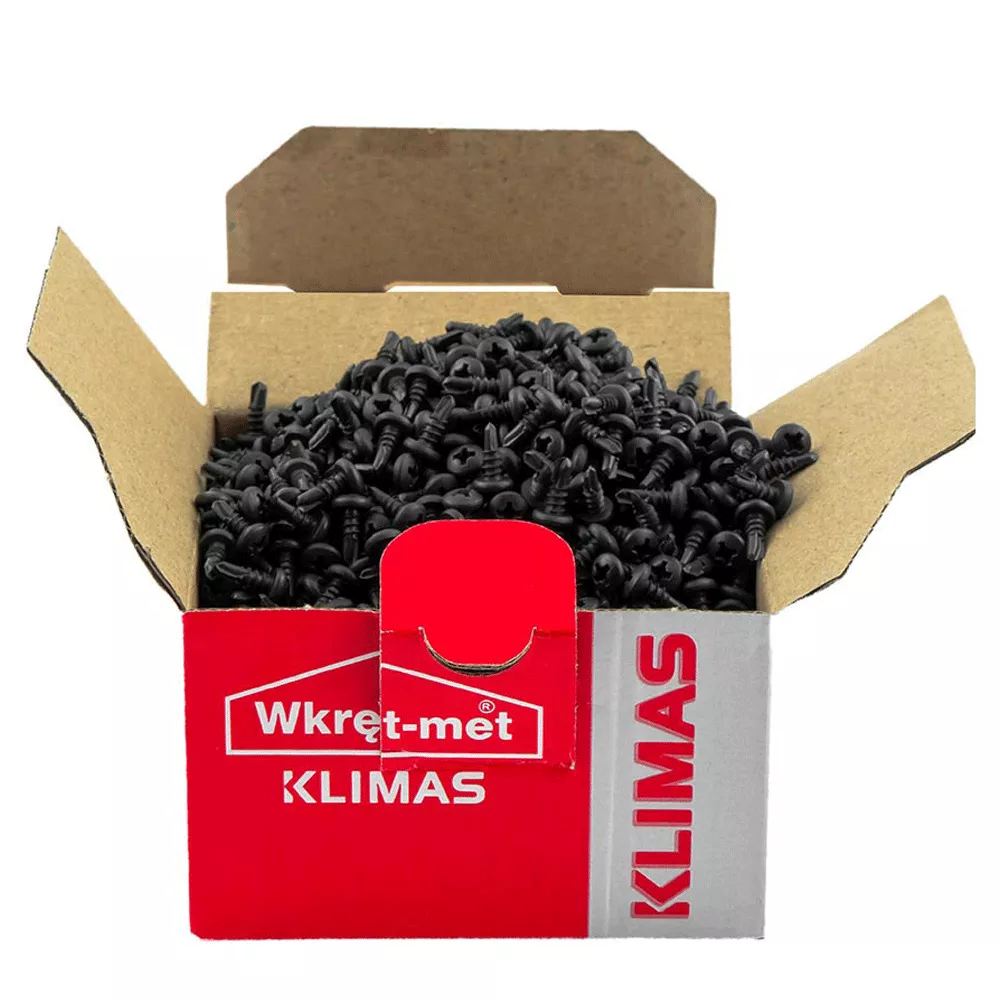 Wkręty do metalu pchełki 3.5 x 9.5 mm 1000 szt/opk