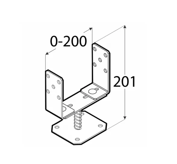 Podstawa słupa 60-200 mm PSRT