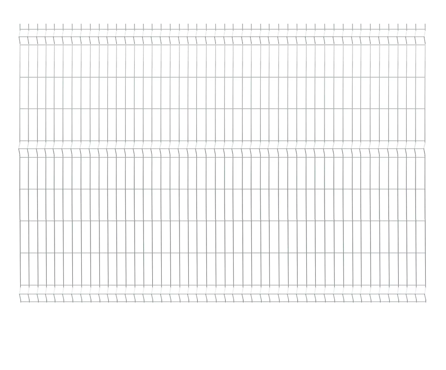 Panel ogrodzeniowy fi 4 123x250 ocynk