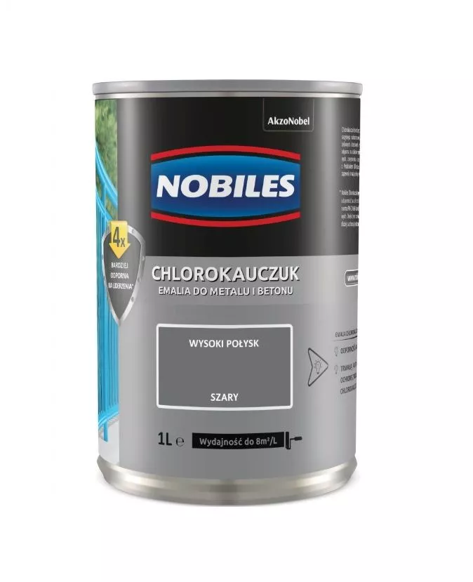 Chlorokauczuk szary 0.9 L