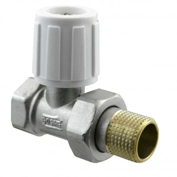 Zawór grzejnikowy zasilający 1/2" prosty