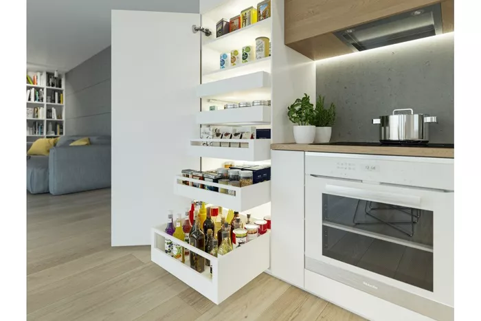 Szuflada AXIS PRO 550 mm biała wysoka GTV