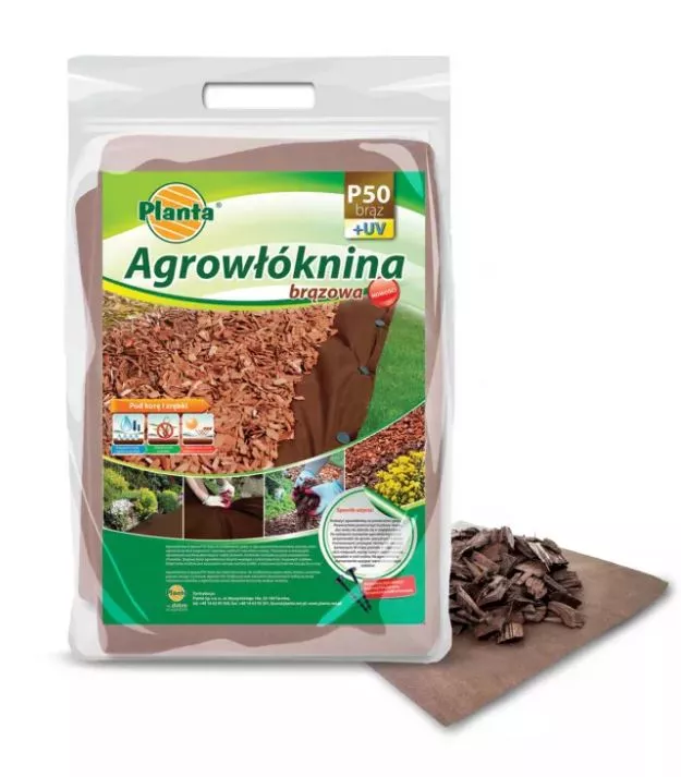 Agrowłóknina P50 3,2 x 10 brązowa