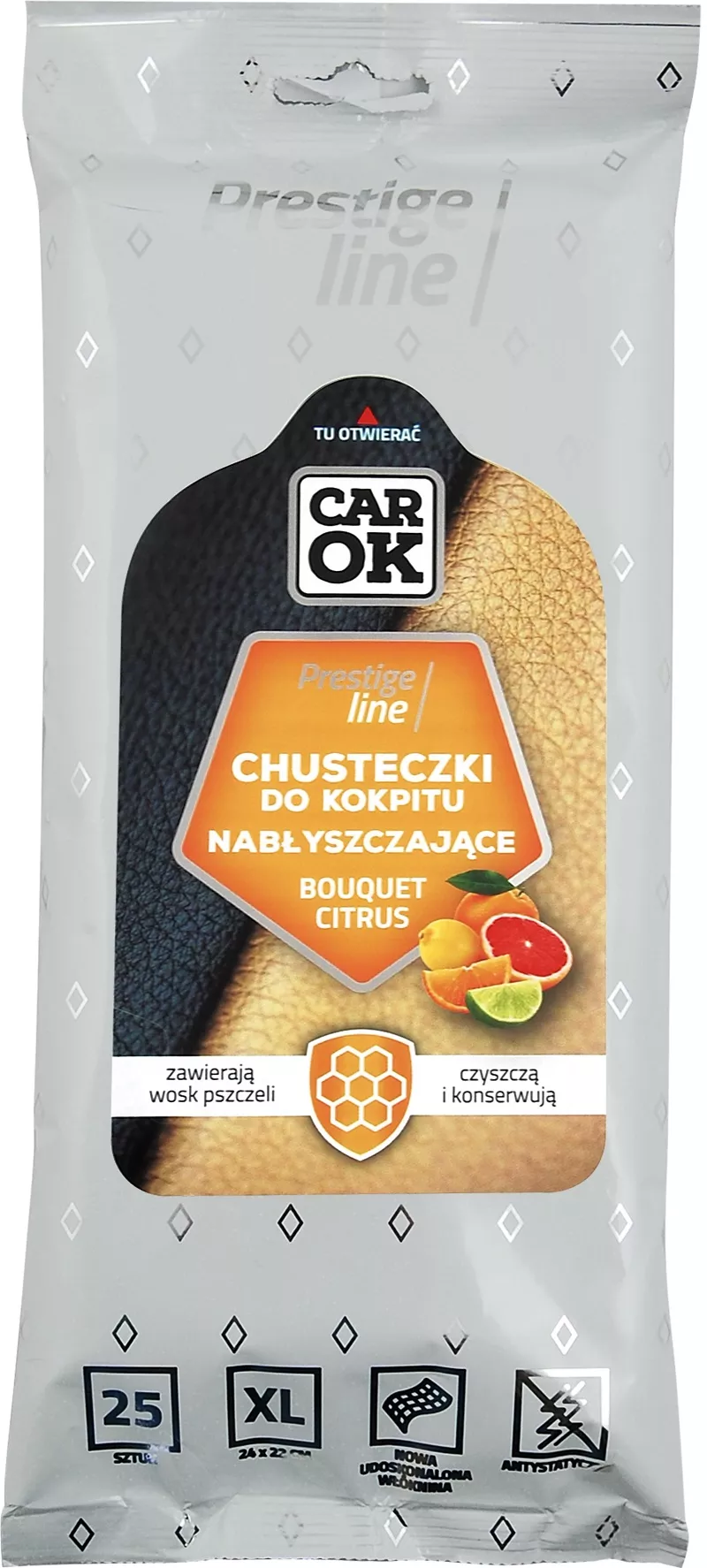 Chusteczki do czyszczenia kokpitu