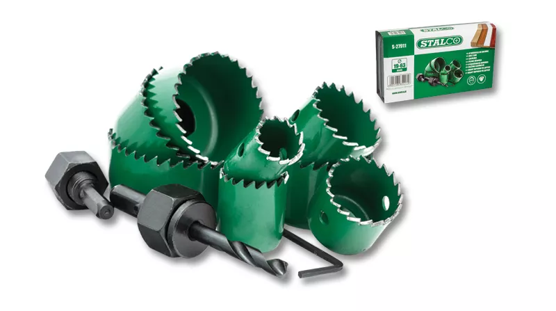 Otwornica do drewna 19-63mm 11 elementów