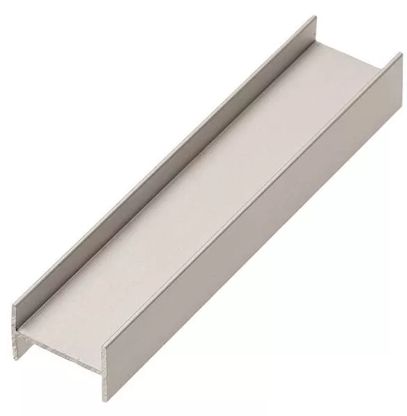 Profil aluminiowy do systemów drzwi przesuwnych 18mm 3m szampan