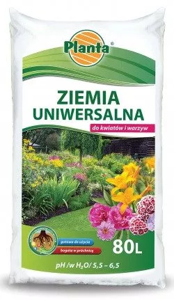 Ziemia uniwersalna do kwiatów i warzyw 80 l Planta