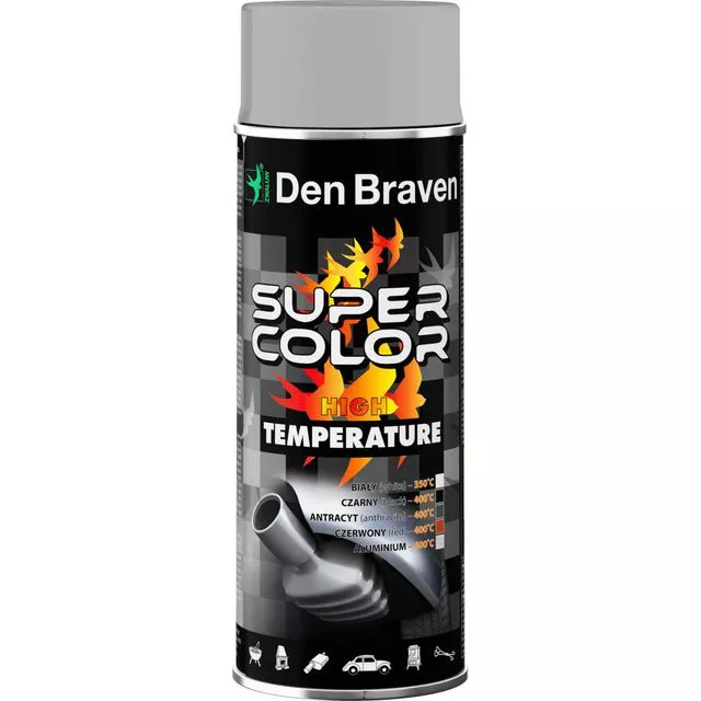 Spray lakier odporny na temperaturę aluminium