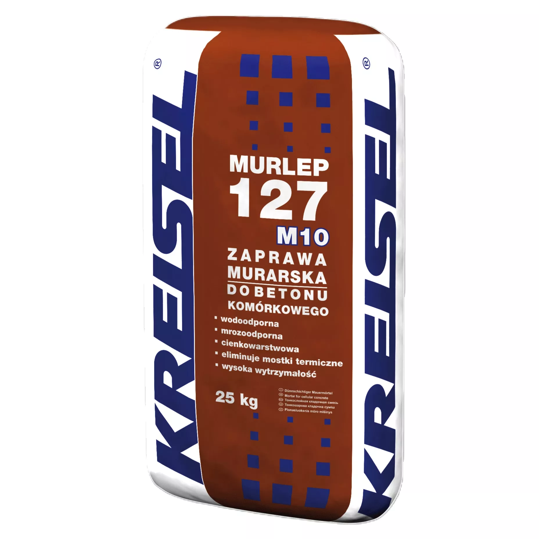 Klej do gazobetonu  Murlep  127 25 kg  M10 szara        