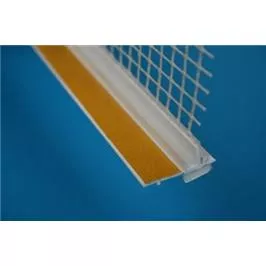 Listwa dylatacyjna BP13 MIDI orzech z siatką przyokienna 2,5 mb