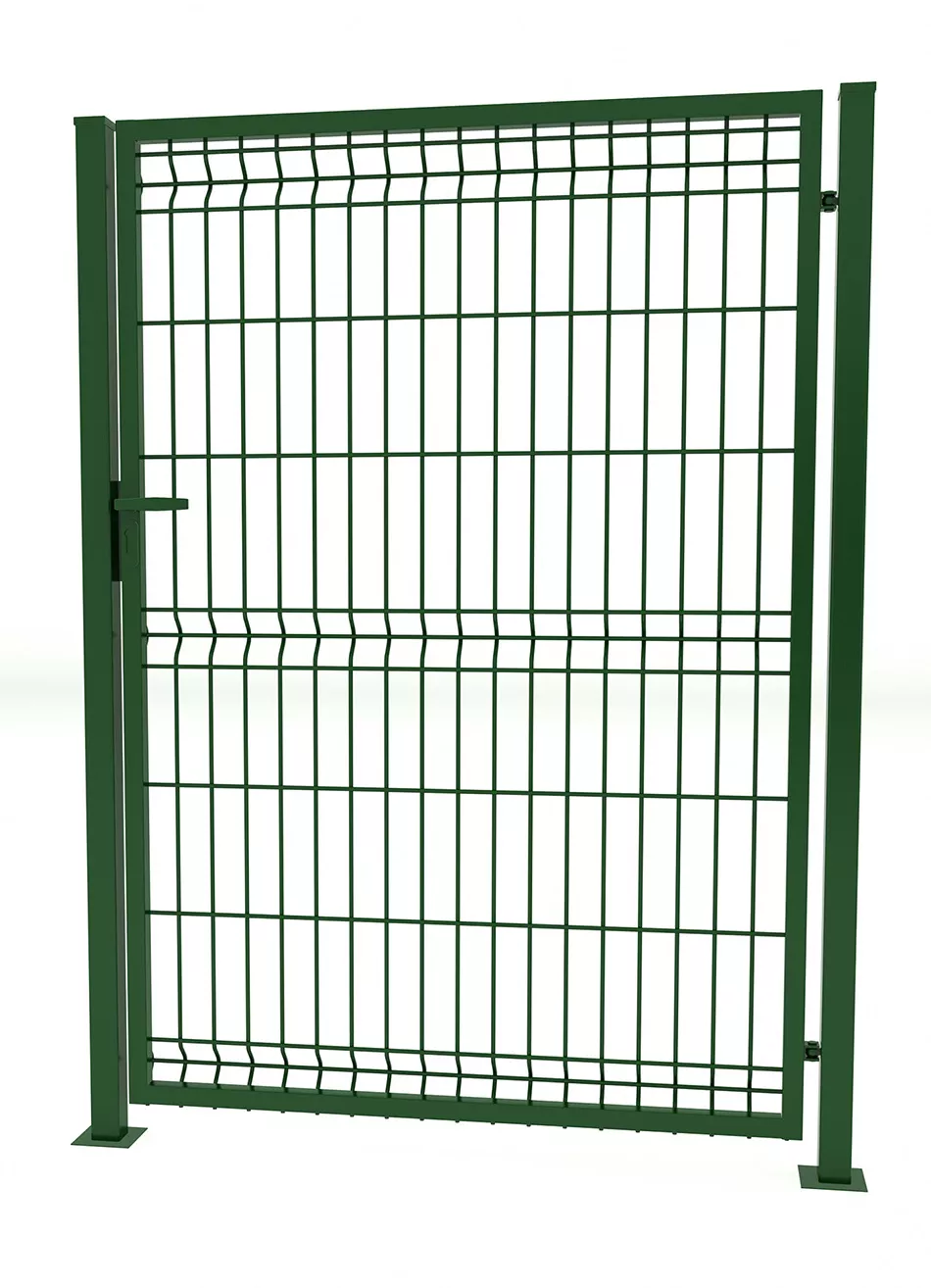 Furtka ogrodzeniowa panelowa 100x153 zielona prawa