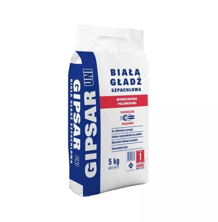 Gładź szpachlowa GIPSAR UNI 5 kg
