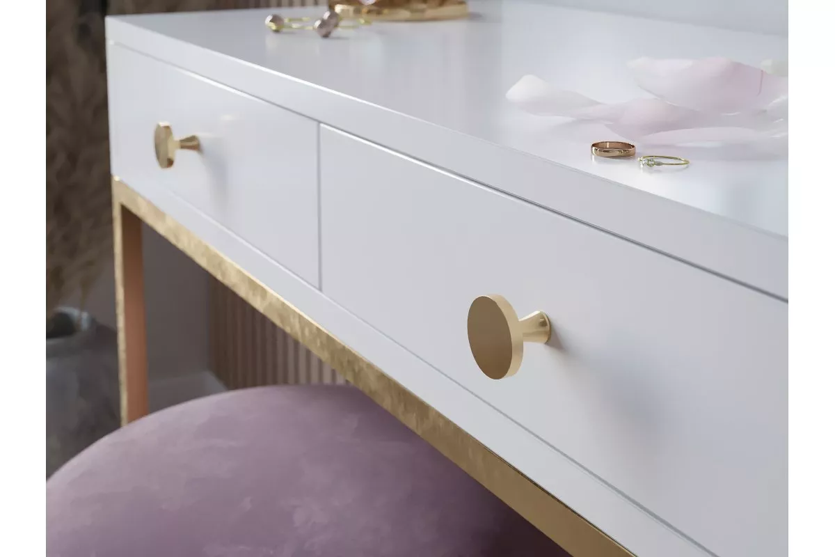 Gałka meblowa Dune złoty mosiądz