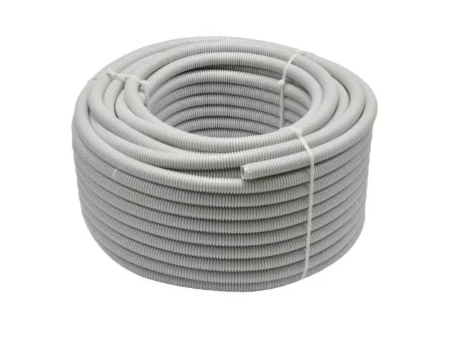 Rurka karbowana 25 szara (peszel) 10mb