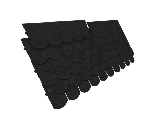 Gont asfaltowy karpiówka grafitowy IZOLMAT