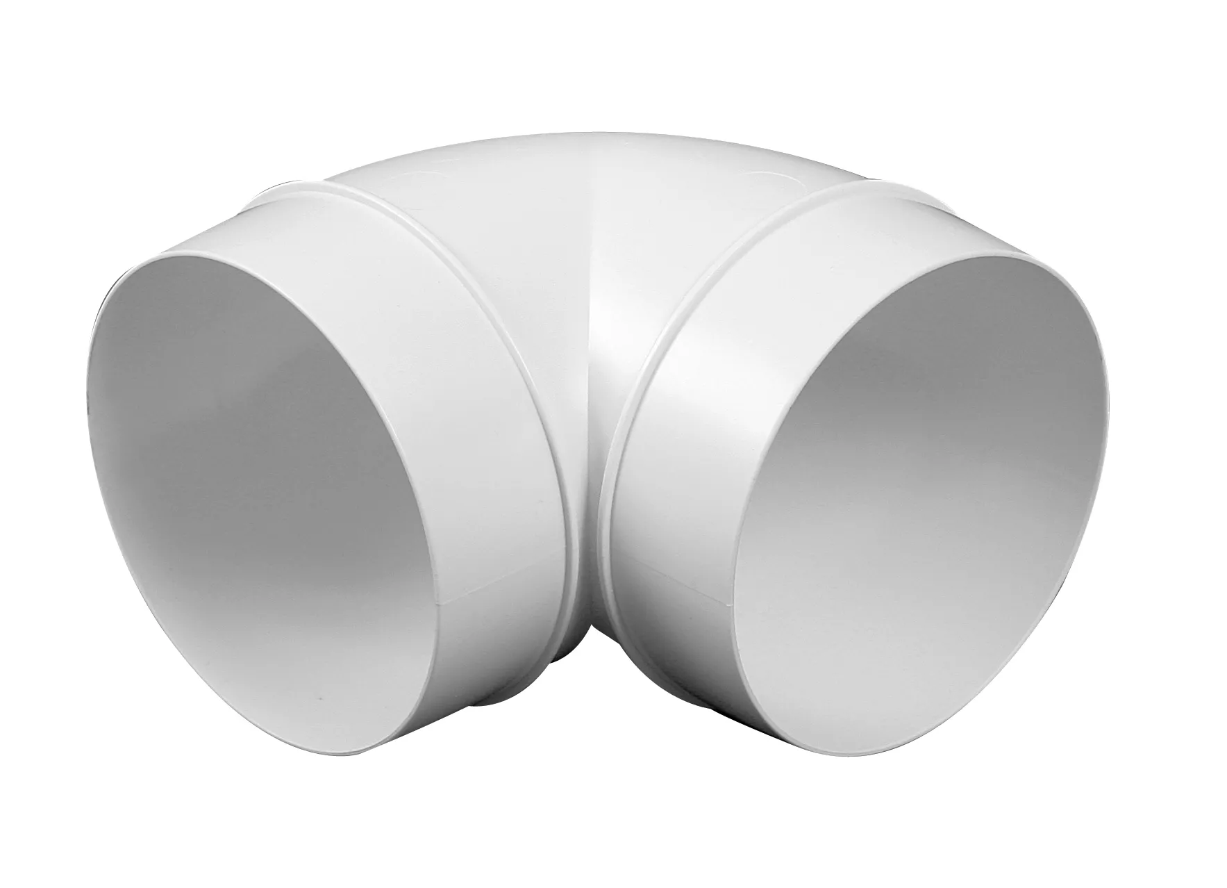 Kolano okrągłe wentylacyjne fi 125 kąt 90'