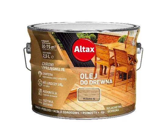 Olej do drewna 2.5 L bezbarwny