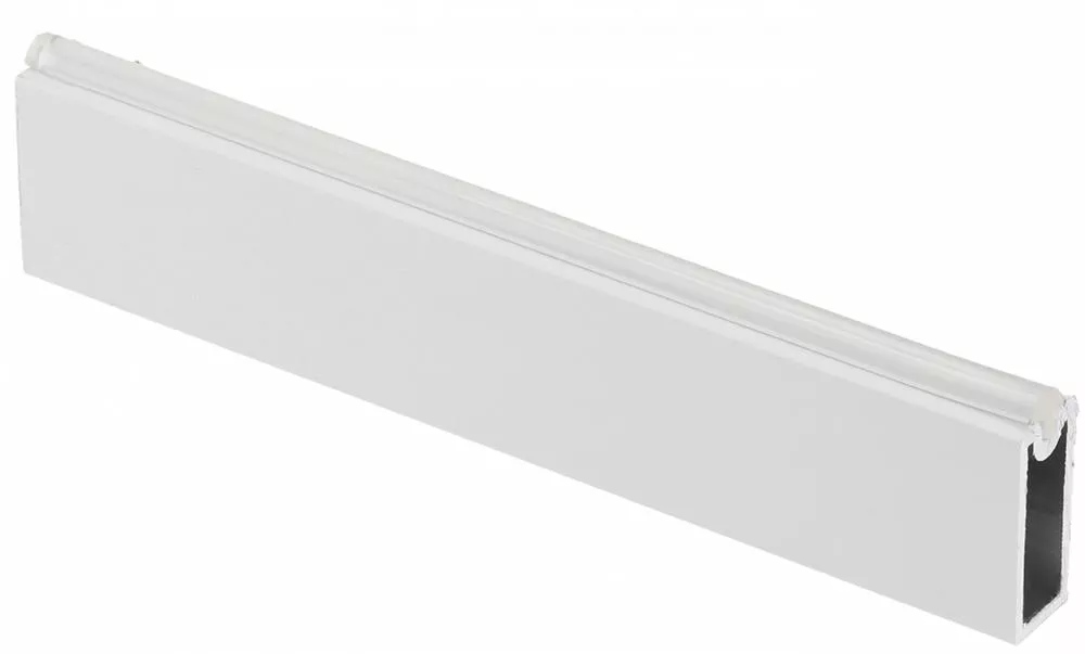 Drążek ubraniowy do szafy prostokątny 300cm biały