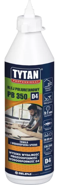 Klej do drewna klasy D4 poliuretanowy PB-350