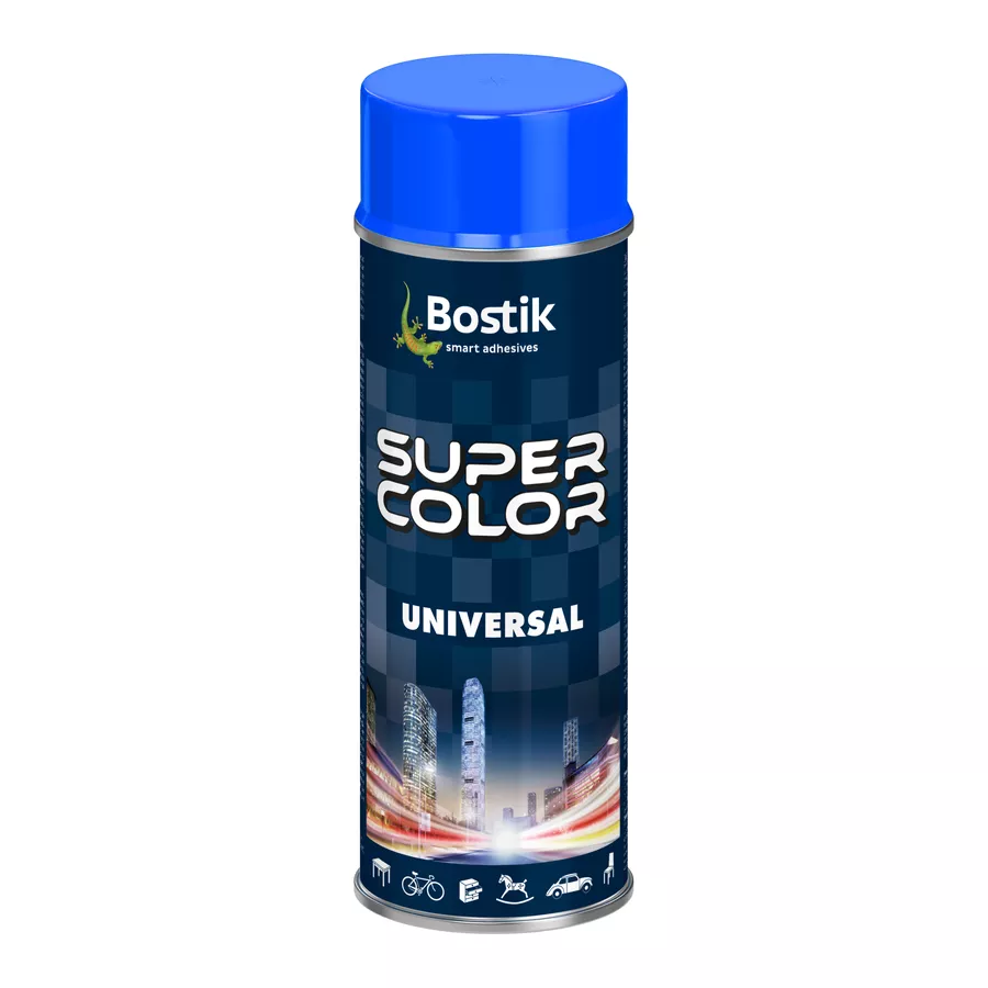 Spray lakier uniwersalny Bostik 400ml NIEBIESKI RAL 5015
